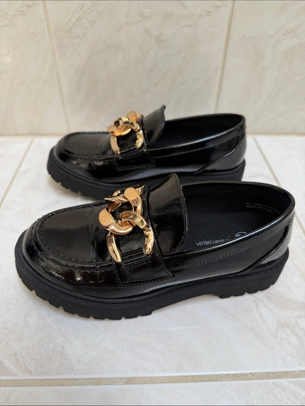 Girls chunk loafers size 13